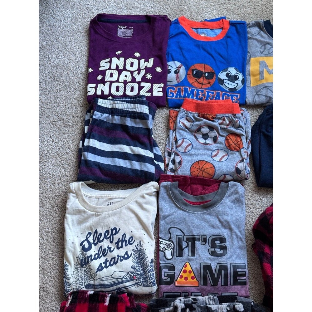 Children’s Place, Cat & Jack, Wonder Nation Brands, Boy’s Sleepwear, Sz Large - Picture 3 of 7